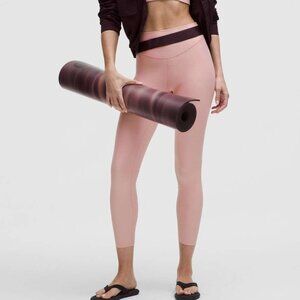 Lululemon Wunder Under SenseKnit High-Rise Tight 25" Size 14 in Pink Haze NWT!
